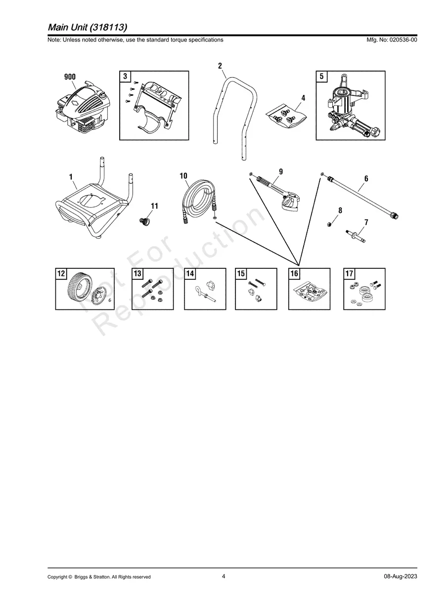 BRIGGS AND STRATTON, 020536-00, IPL.4